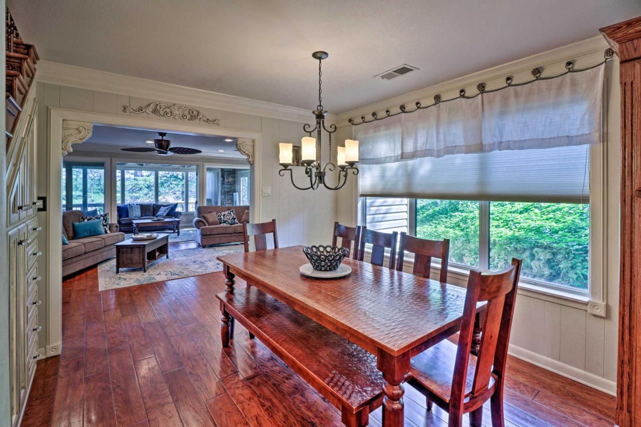 Luxury Hot Springs Oasis On Lake With Private Dock! Exterior foto