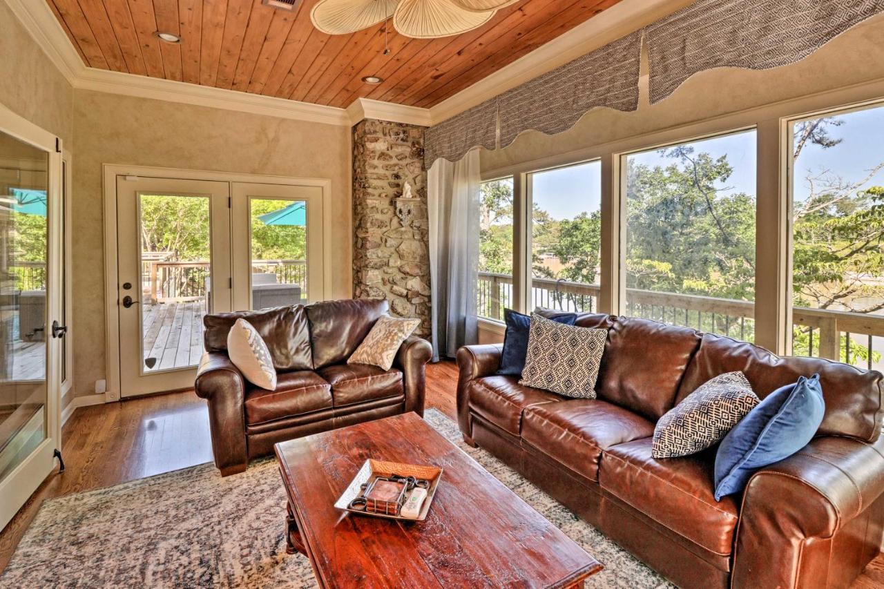 Luxury Hot Springs Oasis On Lake With Private Dock! Exterior foto