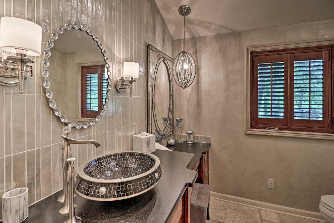 Luxury Hot Springs Oasis On Lake With Private Dock! Exterior foto
